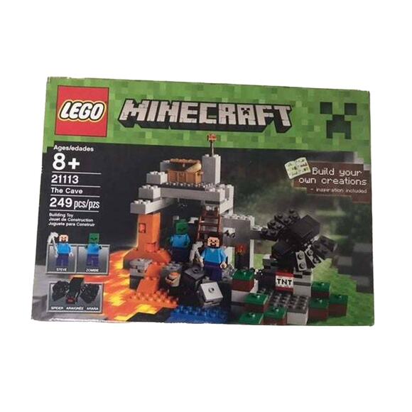 Lego Minecraft The Cave 21113 New in Damaged Box. Retired Set - Picture 2 of 9